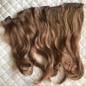Foxy Locks chestnut extensions